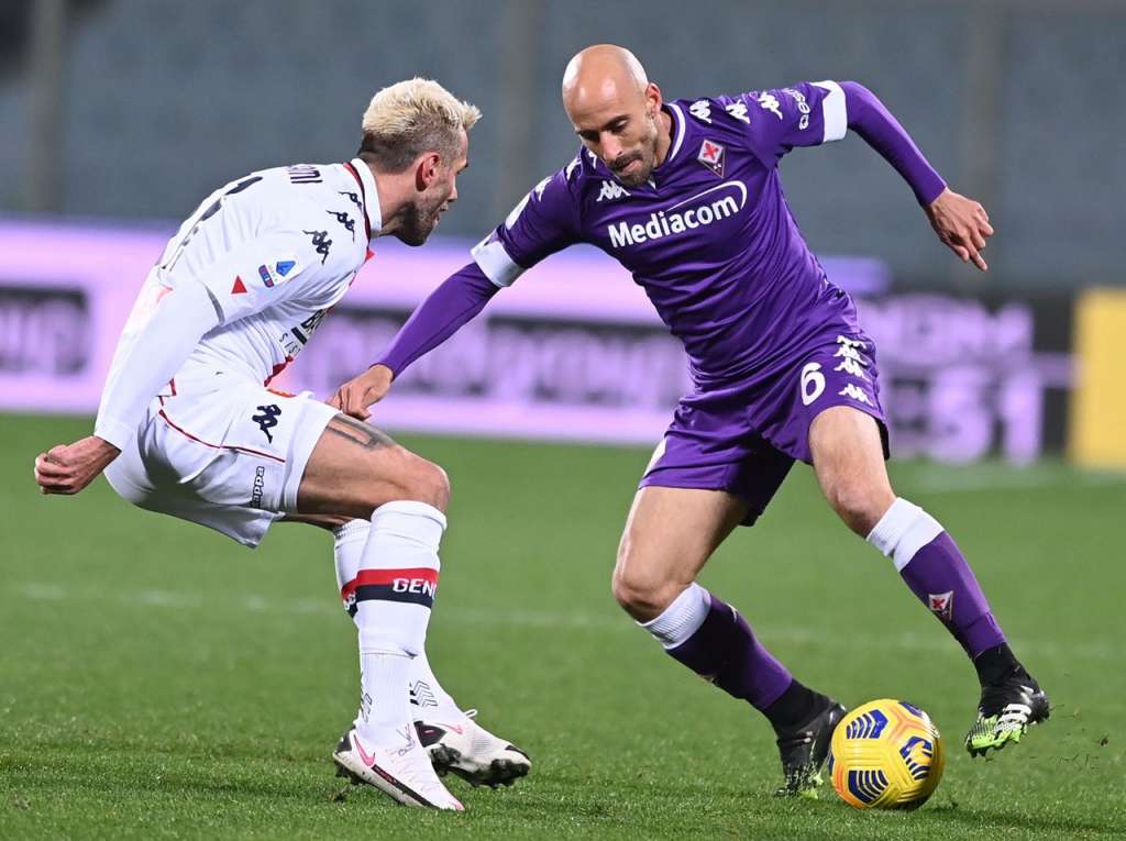 Fiorentina marca no fim e arranca empate com o Genoa