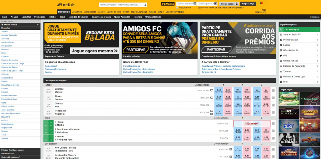 Código Promocional Betfair 2022: R$120 como boas-vindas
