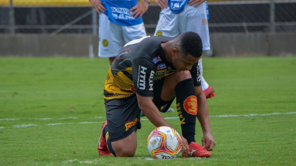 Pereira foi destaque na vitória do Novorizontino na Série D (Foto: Maria Paula Laguna/Assessoria Novorizontino)