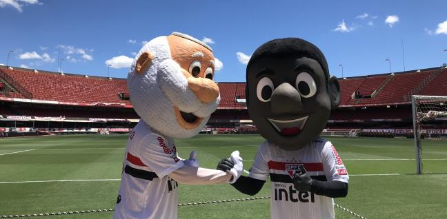 São Paulo lança novo mascote e homenageia ídolo dos anos 1940 e 1950