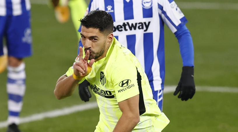 ESPANHOL: Com gol de Suárez no fim, Atlético de Madrid vence Alavés e retoma liderança