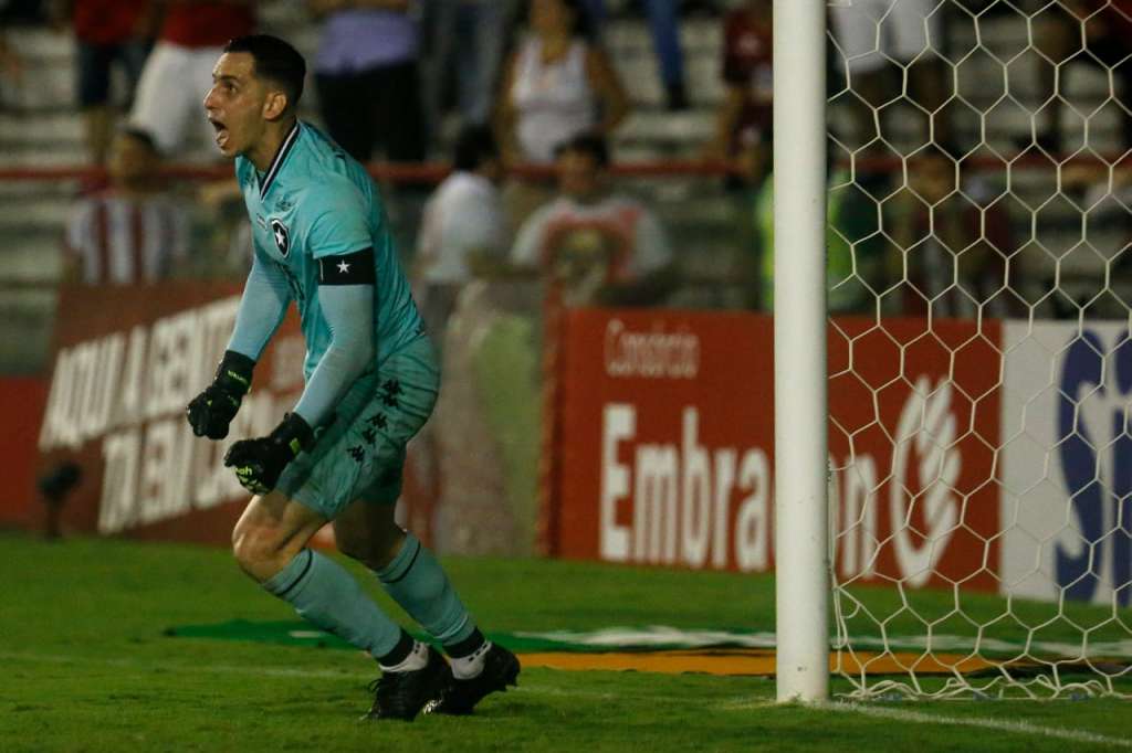 Gatito Fernández, goleiro do Botafogo. Foto: Twitter/Botafogo