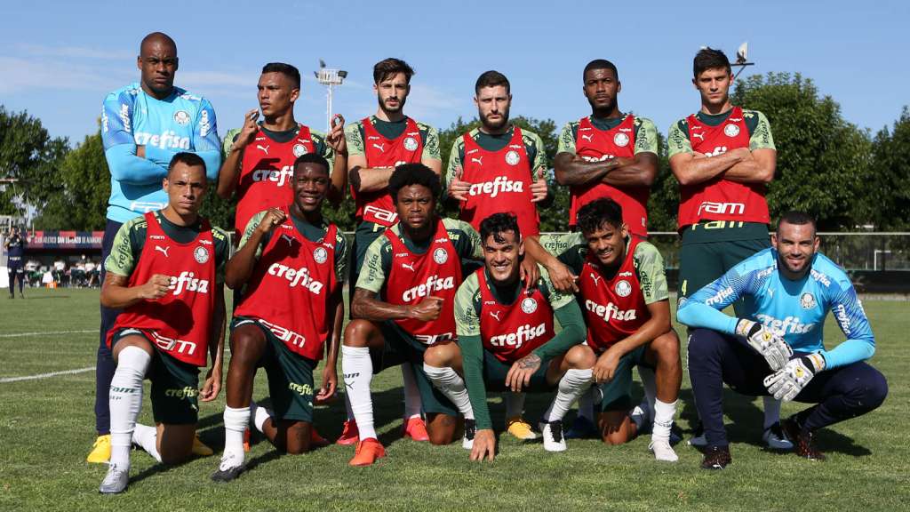 Palmeiras treinou na Argentina nesta segunda-feira (Foto: Cesar Greco)