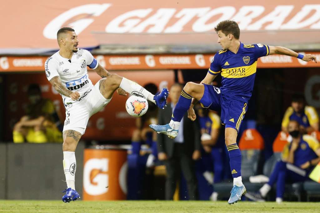Santos empata com Boca na La Bombonera