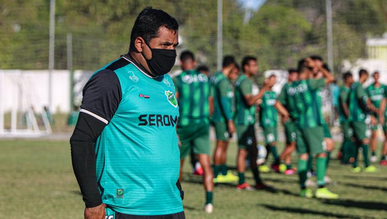 Leston Júnior, técnico do Floresta-CE (Foto: Ronaldo Oliveira/ASCOM Floresta EC)