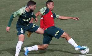 Embalado após bater o River, Palmeiras treina com sub-20 antes de pegar o Sport