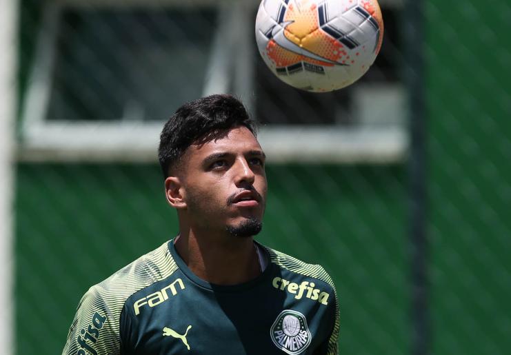 Gabriel Menino está perto de completar 50 jogos pelo Palmeiras (Foto: Cesar Greco/Palmeiras)