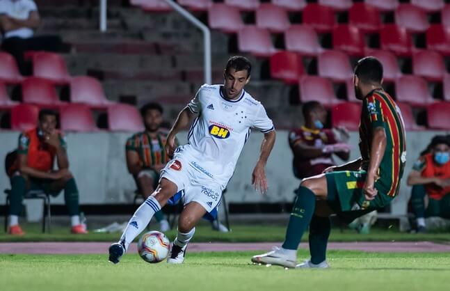 Cruzeiro suportou a pressão do Sampaio Corrêa (Foto: Bruno Haddad/Cruzeiro)