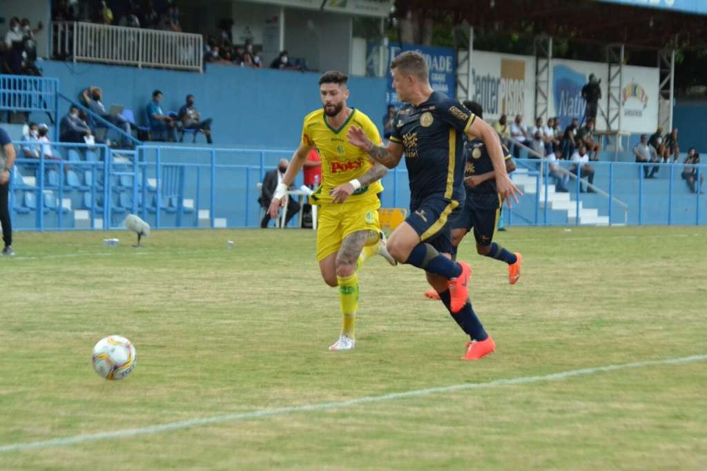 Mirassol mostrou raça para virar com um jogador a menos (Foto: Leo Roveroni/Agência Mirassol)