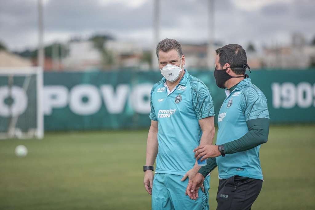 O Coritiba está há dois meses sem vencer. Foto: Twitter/Coritiba