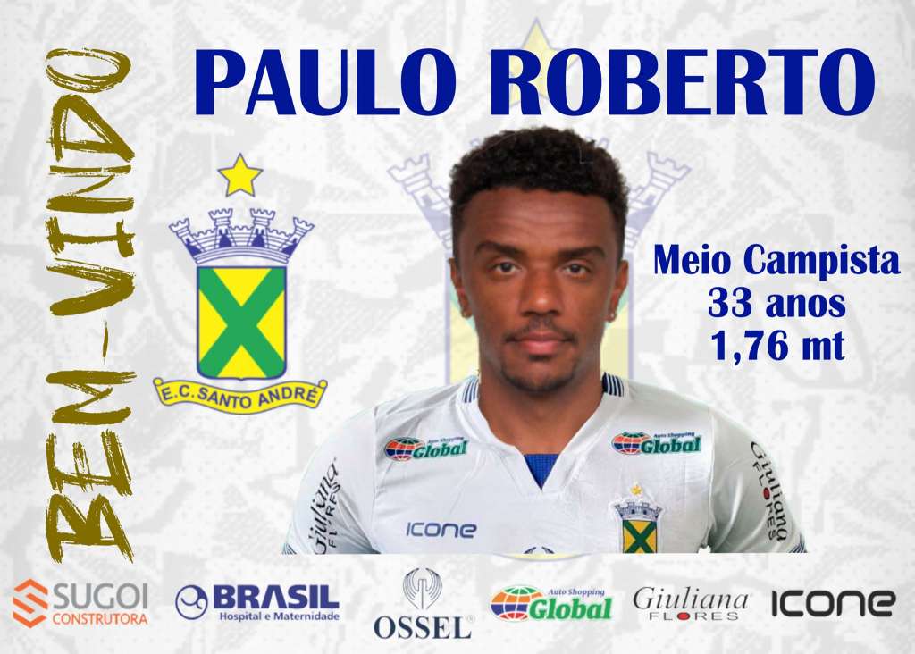 Paulo Roberto é o novo reforço do Santo André