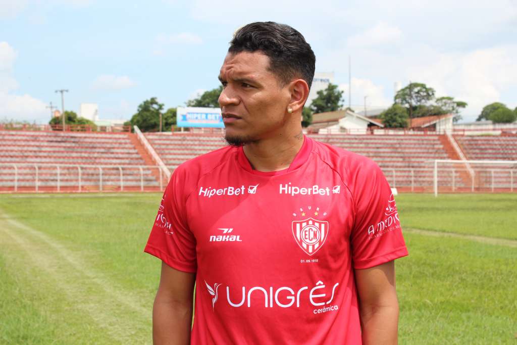  Euller da Silva é o novo reforço do Noroeste (Foto: Bruno Freitas/Noroeste)