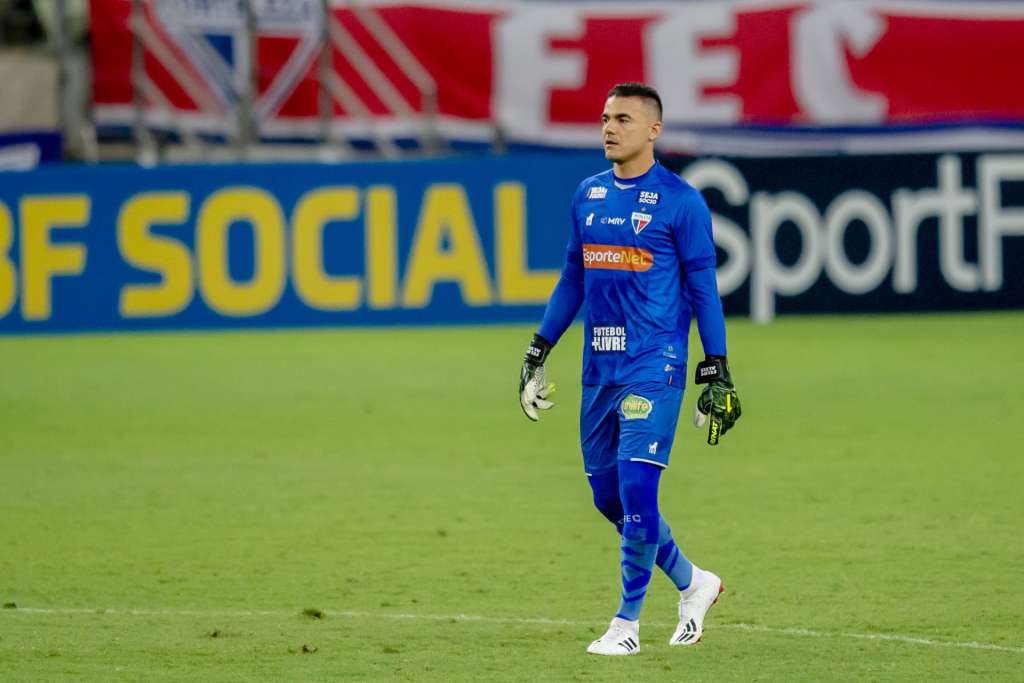Felipe Alves, goleiro do Fortaleza. Foto: Divulgação/Twitter