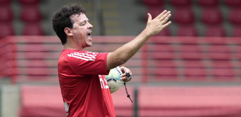 Fernando Diniz comandou treino do São Paulo nesta sexta-feira (Foto: Divulgação/São Paulo)