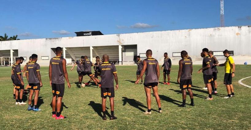 Novorizontino encerrou preparação em Fortaleza (Foto: Divulgação/Novorizontino)