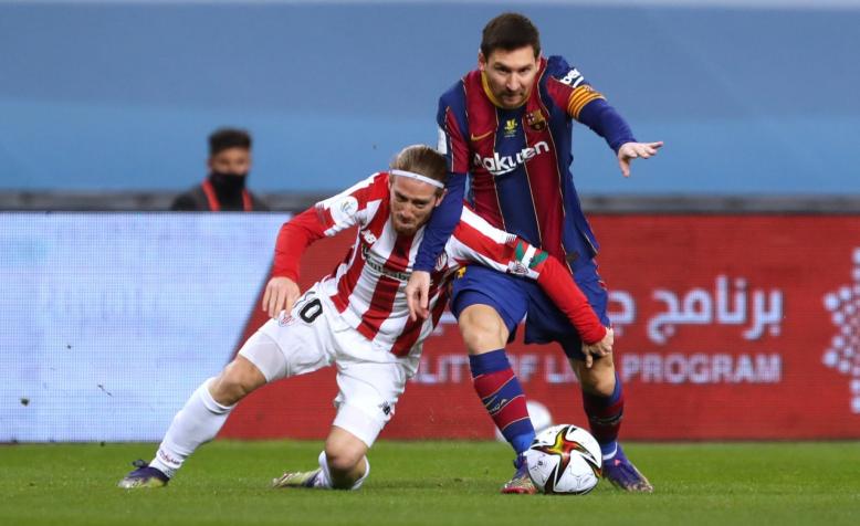 Messi pega suspensão de dois jogos por causa de expulsão na final da Supercopa