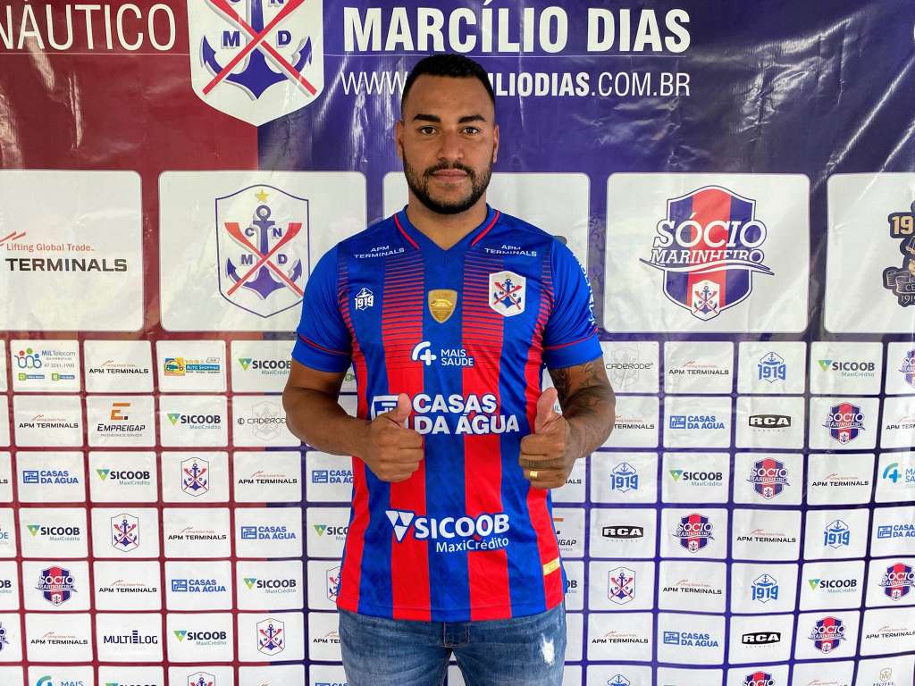 David Batista, novo camisa 10 do Marcílio Dias. Foto: Millena Pscheidt/CNMD