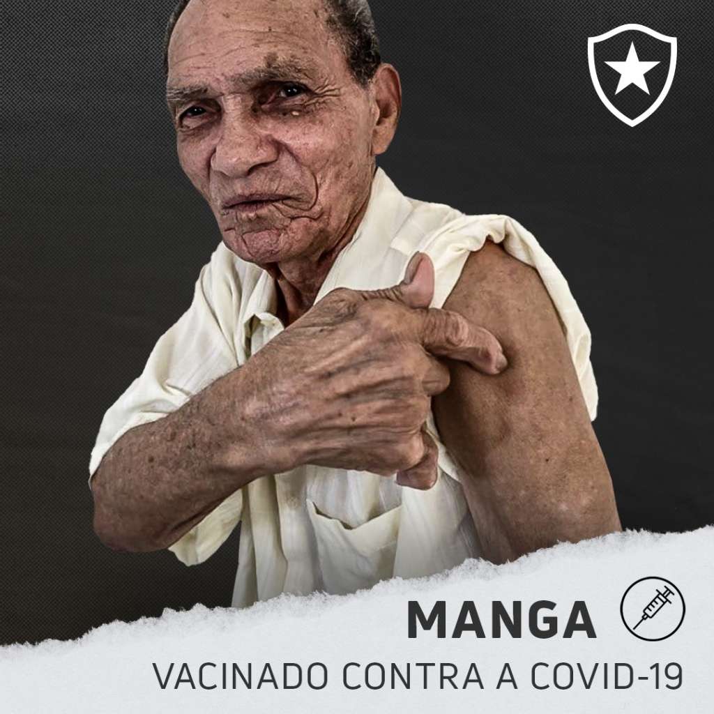 Manga foi vacinado nesta quarta-feira