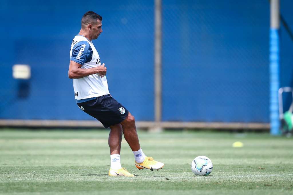 Diego Souza, atacante do Grêmio (Foto: Lucas Uebel/Grêmio FBPA)