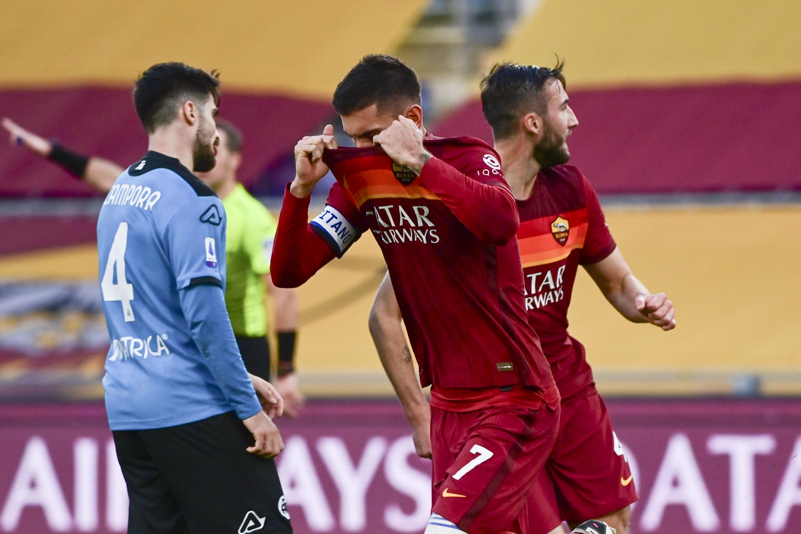 ITALIANO: Gol nos acréscimos salva Roma de novo vexame diante do Spezia