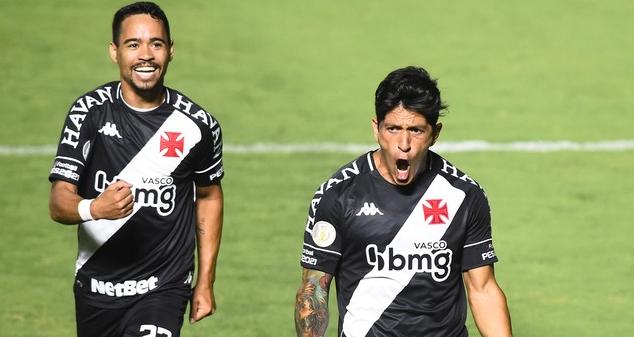Pikachu fez um gol e Cano dois na vitória do Vasco. Foto: Vasco - oficial