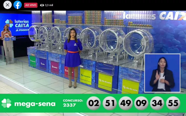 LOTERIAS: Aposta única leva prêmio de R$ 21.898.260,37 da Mega-Sena