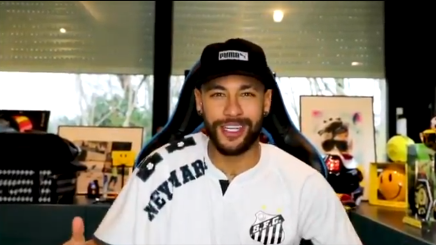 Neymar explica torcida na final: ‘Era palmeirense, mas me apaixonei pelo Santos’