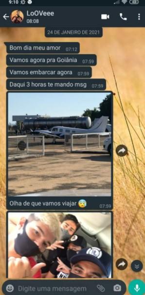 Nervoso com o avião pequeno. (Foto: Reprodução)