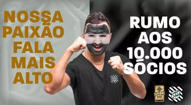 Torcida “pega no colo” clube rebaixado na Série B e faz campanha para aumentar sócios