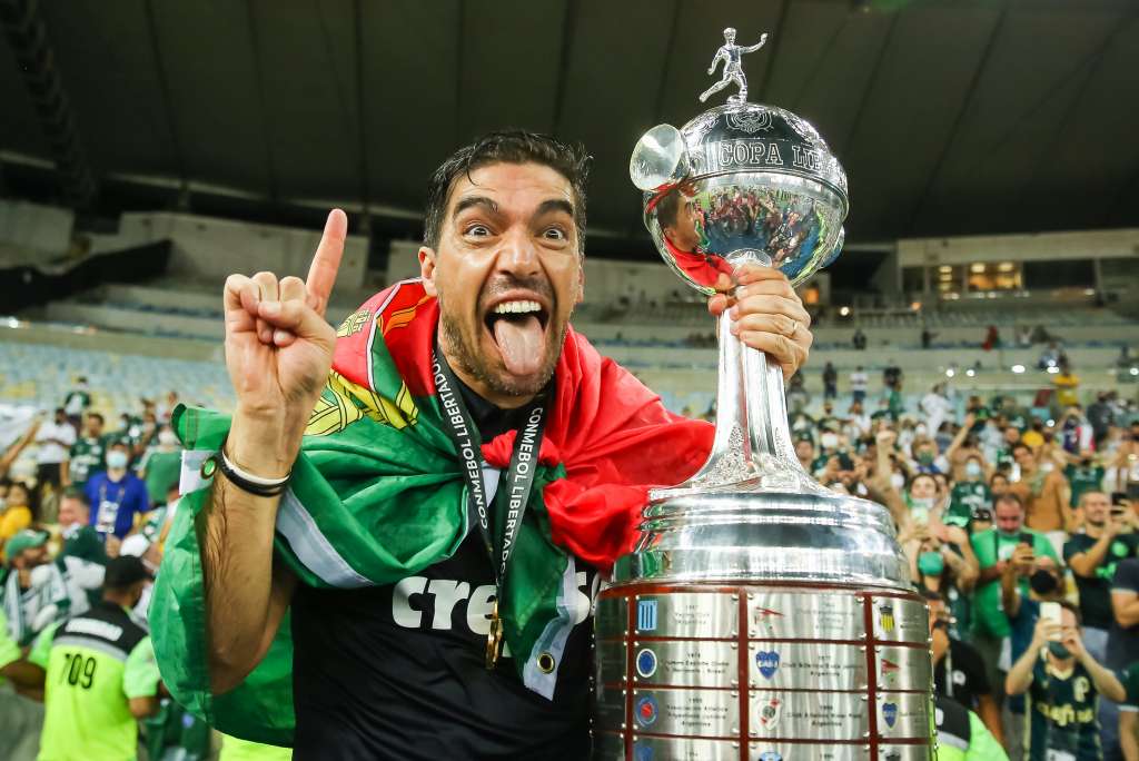 Primeiro título de Abel Ferreira foi a Libertadores (Foto: Cesar Greco/Palmeiras)