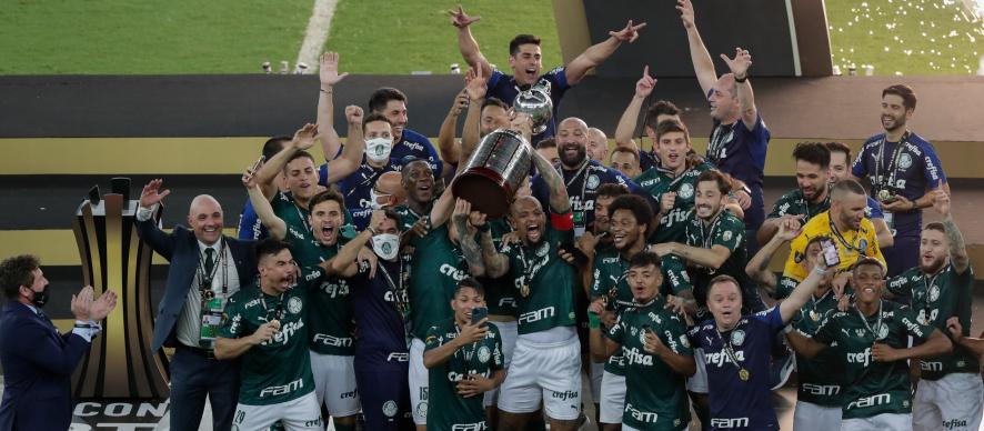 Palmeiras festejou título da Libertadores no Maracanã