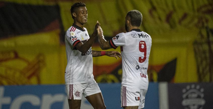 Bruno Henrique e Gabigol recuperaram boa fase no Flamengo (Foto: Alexandre Vidal / Flamengo)