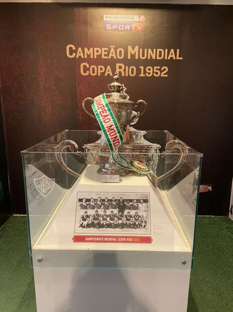 Taça do título da Copa Rio de 1952. Foto: Fluminense/Divulgação