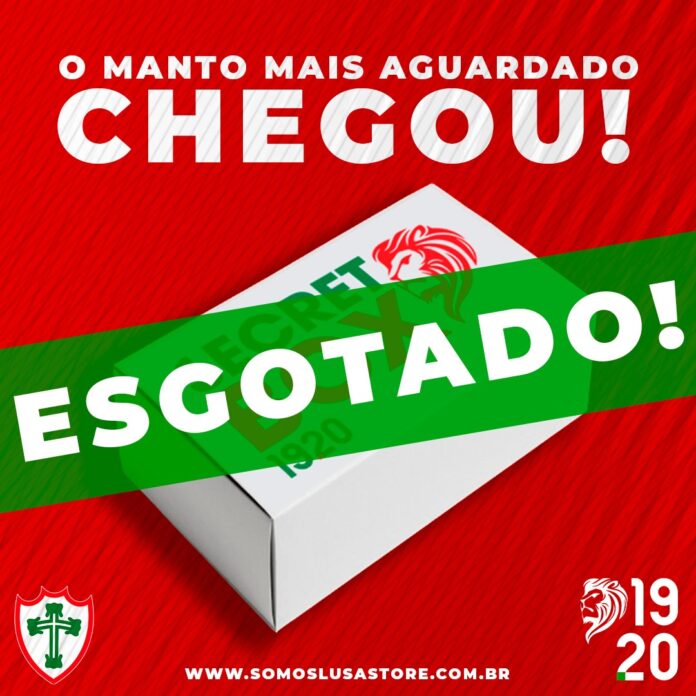 Paulista A2: Torcida da Portuguesa esgota nova camisa com fabricação própria em 5h