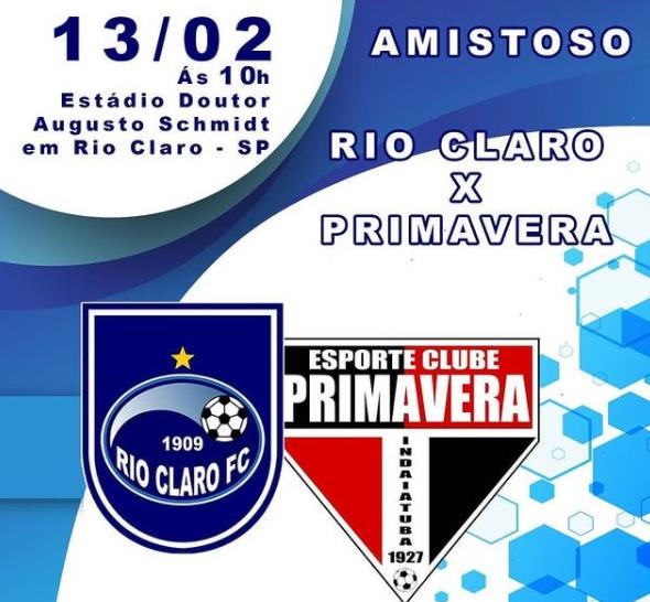 Paulista A2: Rio Claro agenda amistoso contra clube do Paulista A3