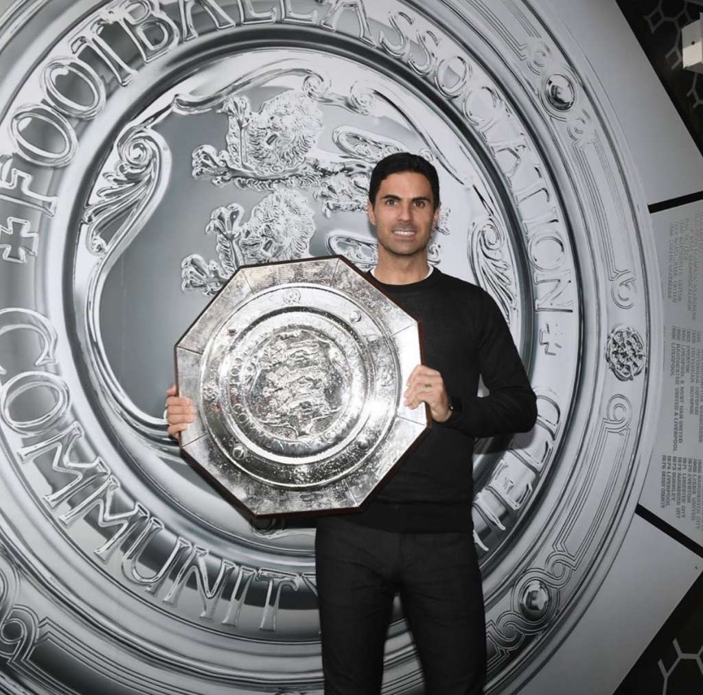 Mikel Arteta, técnico do Arsenal. Foto: Twitter/Divulgação