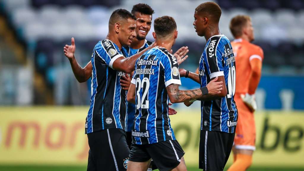 Grêmio buscará a segunda vitória seguida para embalar no Brasileirão. Foto: Lucas Uebel/Grêmio