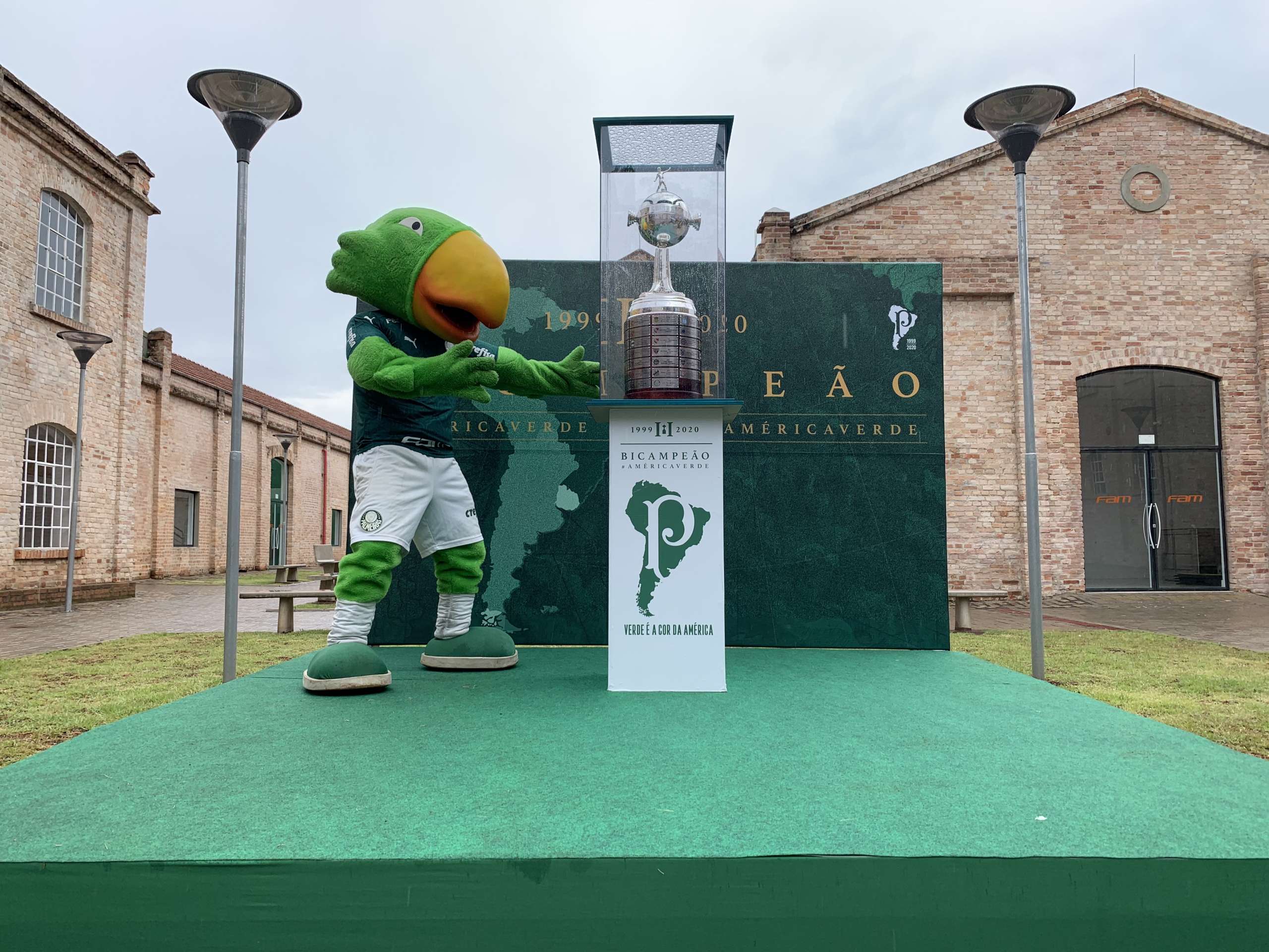 Palmeiras dá folga ao elenco e promove festa para celebrar título da Libertadores