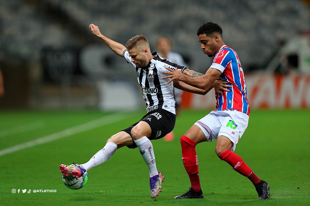 O Atlético-MG também segue na briga pelo título