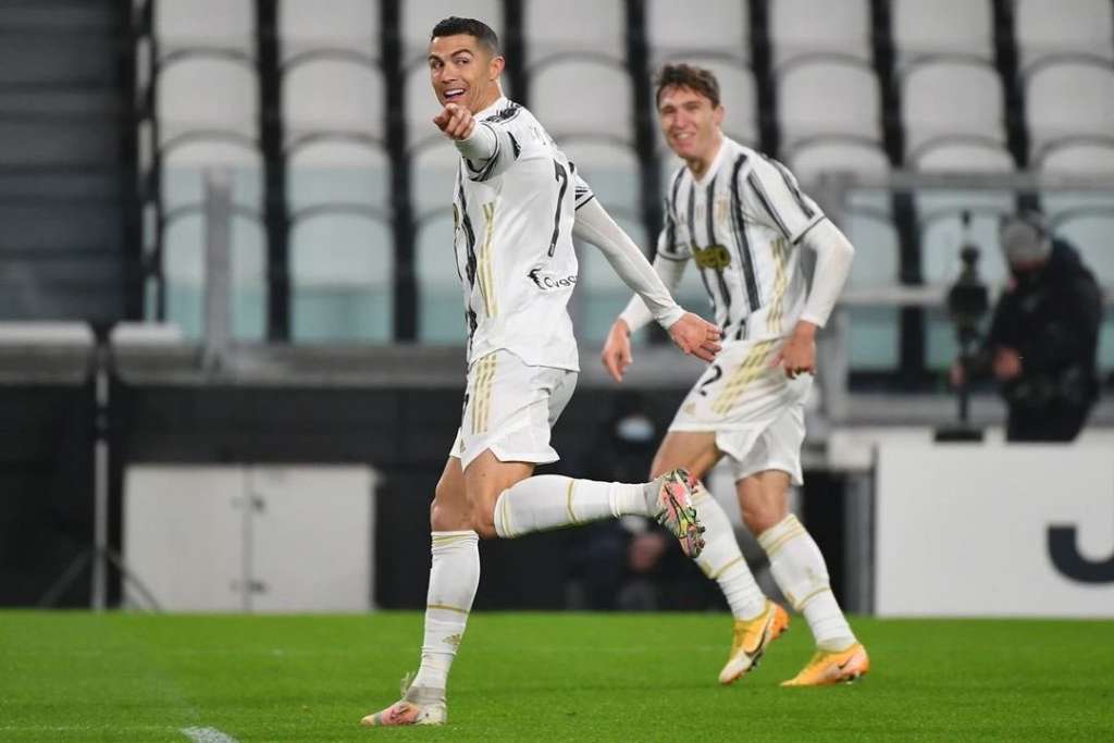 Cristiano Ronaldo é a esperança da Juventus na Liga dos Campeões. Foto: Twitter/Reprodução