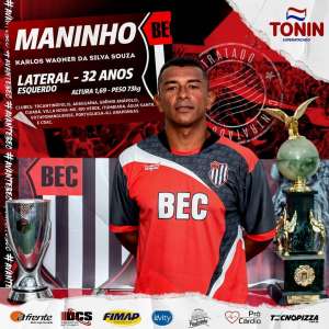 Paulista A3: Bandeirante anuncia lateral ex-Água Santa, que estava no futebol goiano