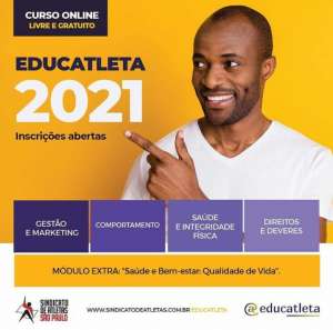 Sindicato Paulista oferece plataforma de ensino “Educatleta” pelo sexto ano seguido