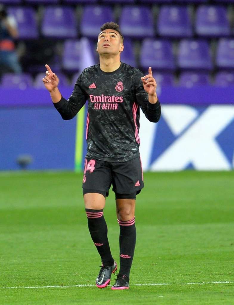 Casemiro marcou o gol da vitória do Real Madrid no final de semana. Foto: Divulgação