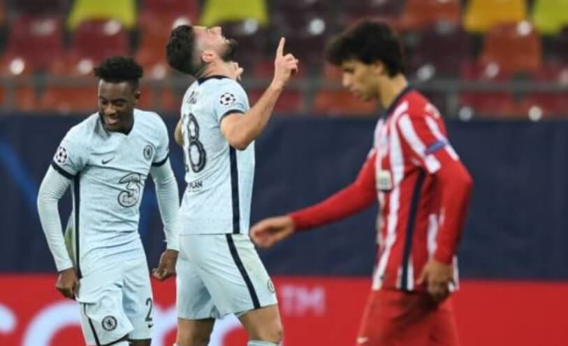 LIGA DOS CAMPEÕES: Com gol de bicicleta, Chelsea sai na frente do Atlético de Madrid