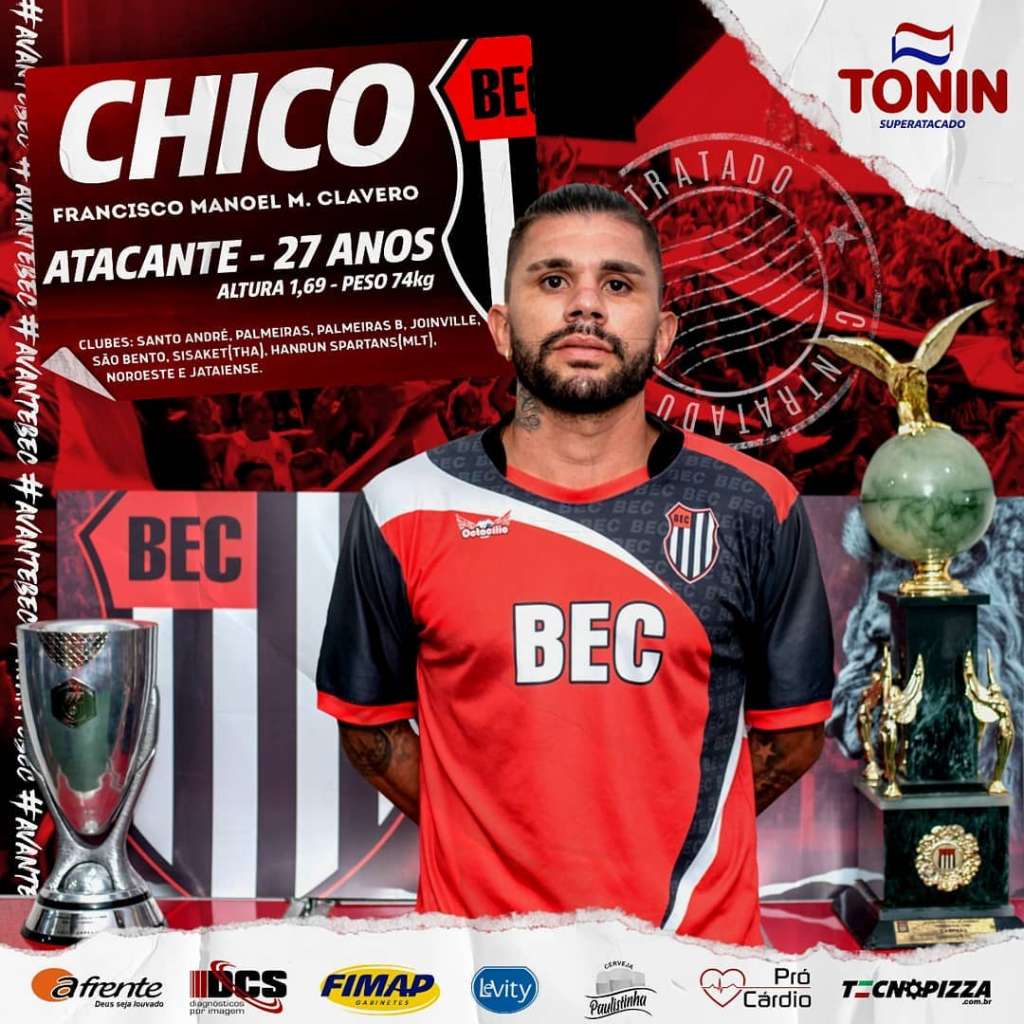 Chico é um dos novos reforços do Bandeirante