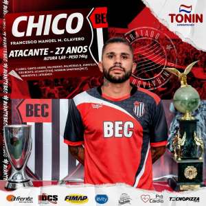 Paulista A3: Bandeirante confirma ex-Palmeiras e anuncia mais um atacante