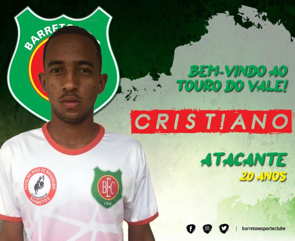 Cristiano é o novo reforço do Barretos