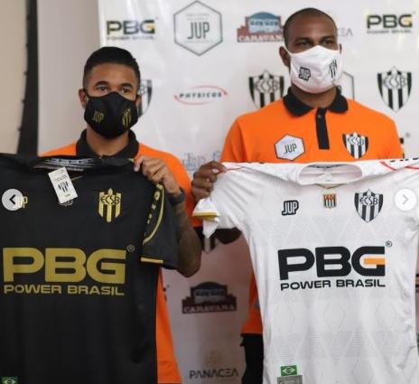 Novas camisas do EC São Bernardo. (Foto: Diego Motta)