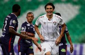Recuperado da Covid, Matheus Ferraz comemora gol pelo Flu e homenageia Muriel