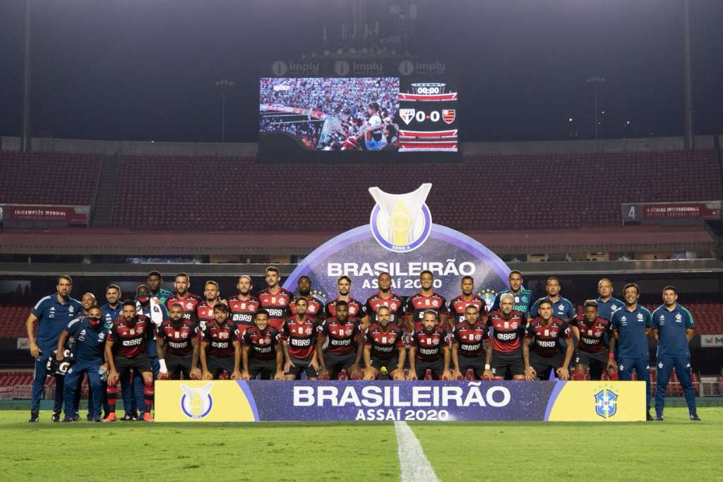Flamengo sagrou-se campeão do Campeonato Brasileiro 2020. Foto: Twitter/Divulgação